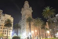 Montevideo City Centre by night Uruguay