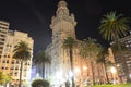 Montevideo City Centre by night Uruguay