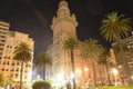 Montevideo City Centre by night Uruguay