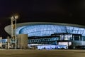 Montevideo Airport Facade Night Scene