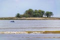 People at Kayak at River, Montevideo, Uruguay