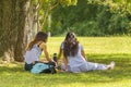 Teens Talking at Park