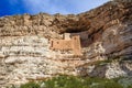 Montezuma Castle Ancient Ruins, National Monument in Arizona Royalty Free Stock Photo