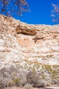 Montezuma Castle National Monument in Arizona Royalty Free Stock Photo