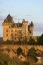 Montfort Castle in Dordogne France Royalty Free Stock Photo