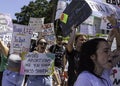 July 4 US Abortion Rights Protest in Montgomery, AL-11 Royalty Free Stock Photo