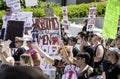 July 4 US Abortion Rights Protest in Montgomery, AL-27 Royalty Free Stock Photo