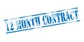 12 month contract blue stamp