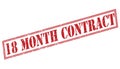 18 month contract red stamp
