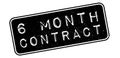 6 month contract rubber stamp