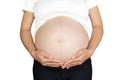 9-month pregnant women