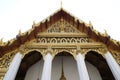 Montheintham Buddha Hall. Wat Phra Kaew details in Bangkok, Thailand, Asia. Royalty Free Stock Photo