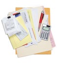 Monthly Bills Royalty Free Stock Photo