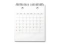 Monthly calendar layout with days and dates Royalty Free Stock Photo