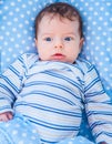 2 months old baby boy at home Royalty Free Stock Photo