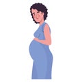 months pregnant woman waiting