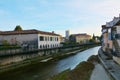 Monticato river, in Conegliano Veneto, Treviso Royalty Free Stock Photo