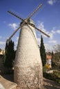 The Montifiore mill is a Museum of Moshe Montefiore, Yemin Moshe district, Jerusalem