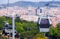 Montjuic Cable Car in Barcelona