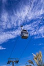 Montjuic cable car in Barcelona, Spain