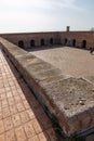 Montjuic Castle is an old military fortress, with roots dating back from 1640, built on top of Montjuic hill in Barcelona, Spain