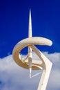 Montjuic communication tower Royalty Free Stock Photo