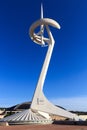 Montjuic Communications Tower at barcelona olympic park