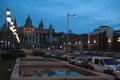 Montjuic at Dusks Royalty Free Stock Photo