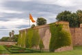 Montjuic hill in Barcelona, Catalonia, Spain Royalty Free Stock Photo