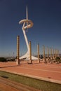 Olympic park and the telecommunications tower , Barcelona, Spain