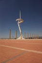 Olympic park and the telecommunications tower , Barcelona, Spain