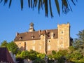 Montlucon Castle at the golden hour Royalty Free Stock Photo