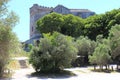 Montmajour Abbey in the Provence in France Royalty Free Stock Photo