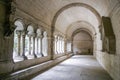 Cloister of Monmajour abbey in the south of France Royalty Free Stock Photo