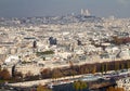 Montmartre Area From Far, Paris Royalty Free Stock Photo