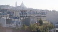 Montmartre, including the Basilica of the SacrÃÂ©-CÃâur. Paris, France Royalty Free Stock Photo