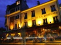 Montmartre at night in Paris