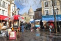 Montmartre in Paris Royalty Free Stock Photo