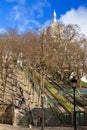 Montmartre Stairs Royalty Free Stock Photo