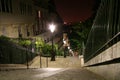 Montmartre stairway Royalty Free Stock Photo