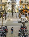 Montmartre urban scene, paris