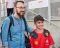 04.06.2023. MontmelÃ³, Spain, Cristobal Rosaleny taking a photo with the youngest fans at the Spanish GP 2023