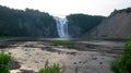 Montmorency Falls (from bottom) Royalty Free Stock Photo