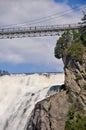 Montmorency Falls, near Quebec city Royalty Free Stock Photo