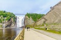 Montmorency Falls, in Quebec Royalty Free Stock Photo