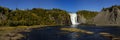 Montmorency waterfall in Quebec Royalty Free Stock Photo