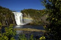 Montmorency waterfall in Quebec Royalty Free Stock Photo