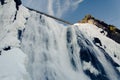 Montmorency waterfall in the winter