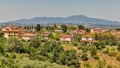 Montopoli in Val d`Arno residential houses. Tuscany, Itaky Royalty Free Stock Photo