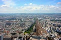 Montparnasse station aerial view Royalty Free Stock Photo